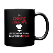 Cooking Grandpa Full Color Mug - black