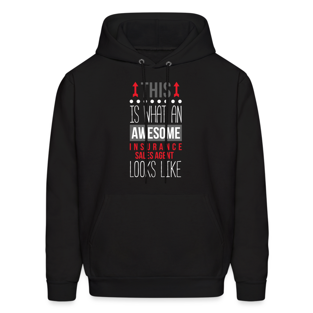 This is what an awesome Insurance Sales Agent looks like S00091 Men's Hoodie - black