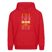 Market Research Analyst This is what an awesome Market Research Analyst looks like  S00087 Men's Hoodie - red