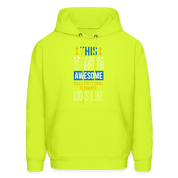 Occupational therapist Hoodie - This is what an awesome Occupational therapist looks like S00073 Men's Hoodie - safety green