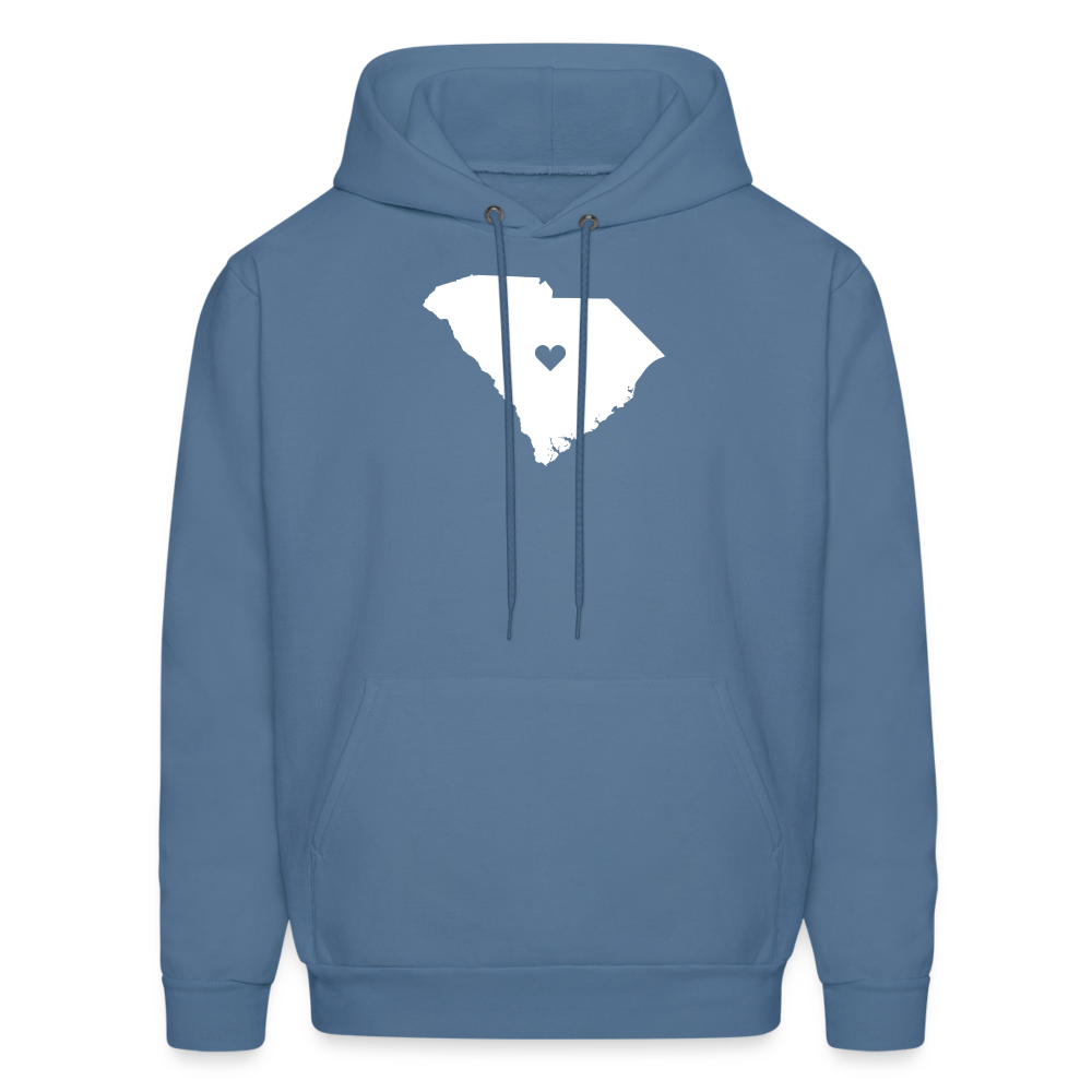 S00040 South Carolina-Love  Men's Hoodie - denim blue