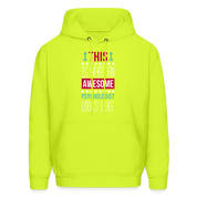 Psychologist This is what an awesome Psychologist looks like S00107 Men's Hoodie - safety green