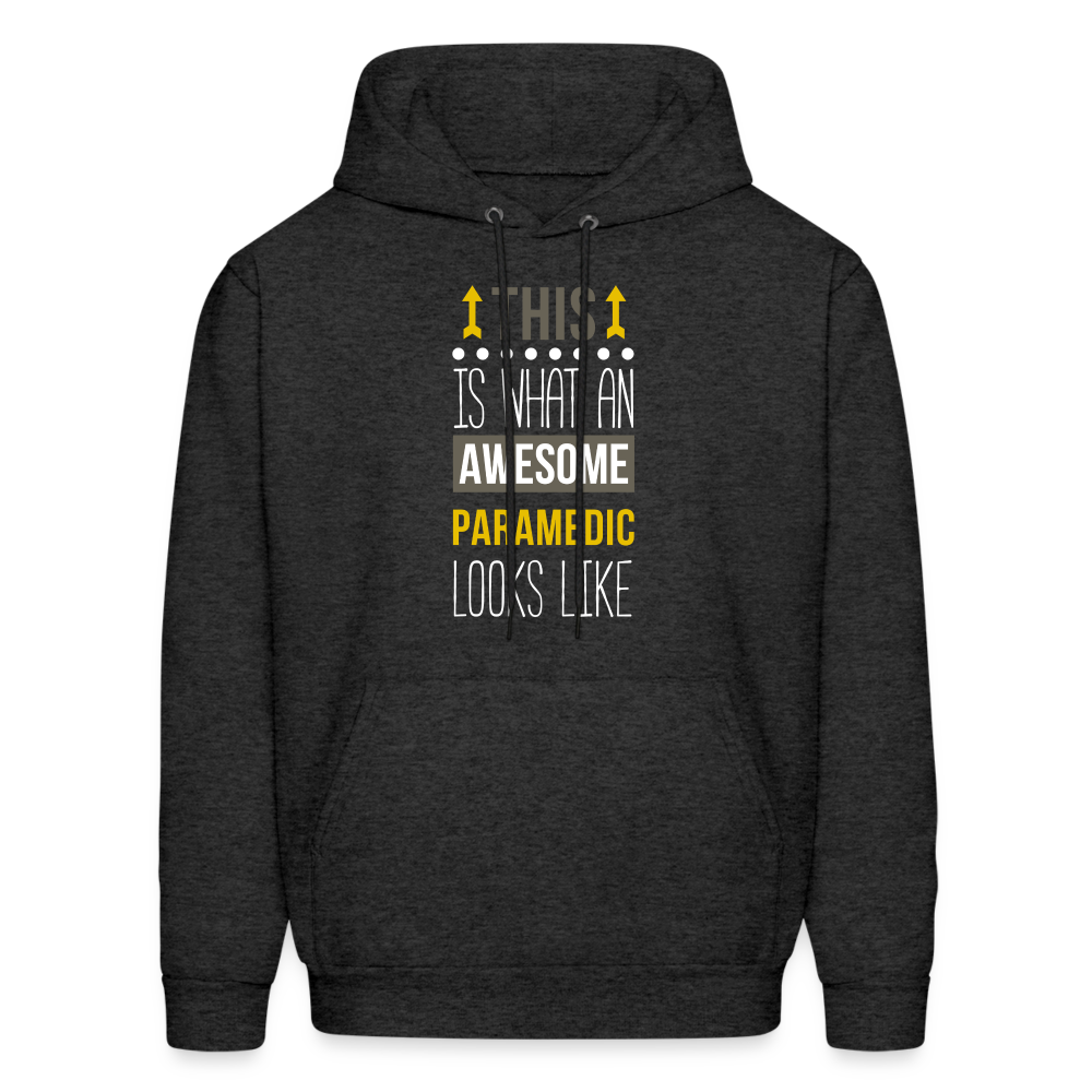 This is what an awesome Paramedic looks like  S00104 Men's Hoodie - charcoal grey