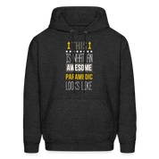 This is what an awesome Paramedic looks like  S00104 Men's Hoodie - charcoal grey