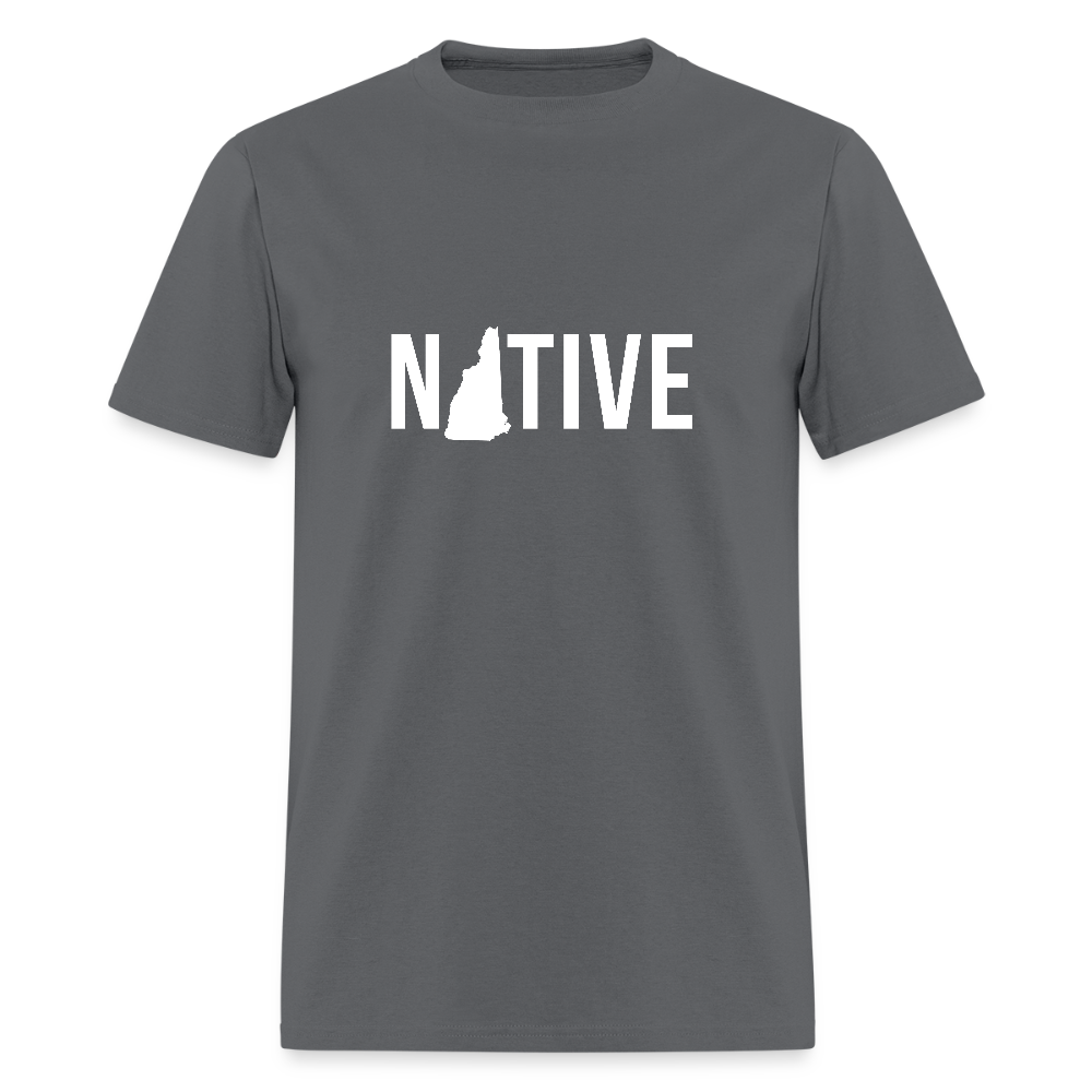 S00029  New Hampshire Native Gift, Unisex T-shirt, Woman's tee, V-neck, Summer ApparelMen's T-Shirt | GILDAN 5000 - charcoal