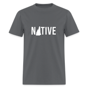 S00029  New Hampshire Native Gift, Unisex T-shirt, Woman's tee, V-neck, Summer ApparelMen's T-Shirt | GILDAN 5000 - charcoal