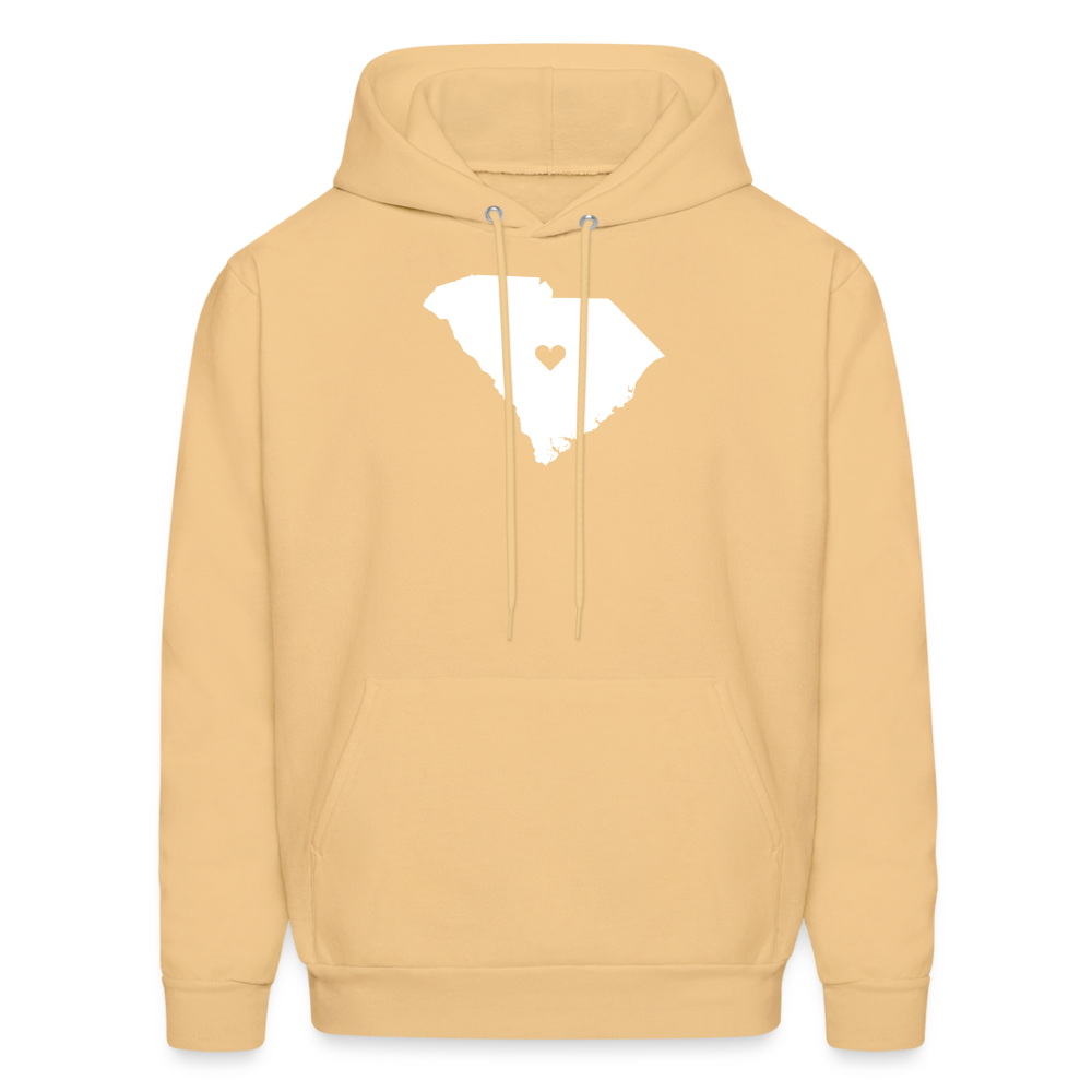 S00040 South Carolina-Love  Men's Hoodie - light gold 