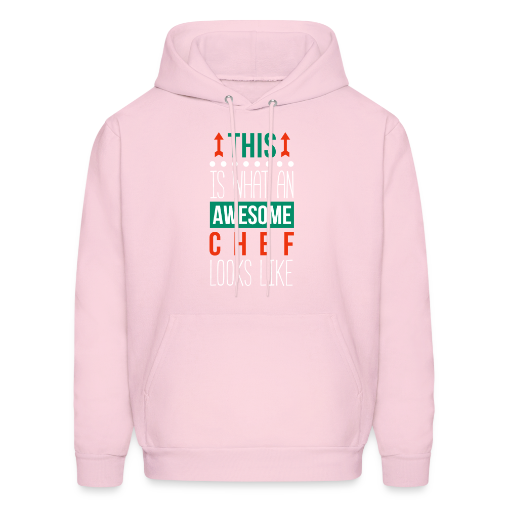 This is what an awesome Chef looks like S00097 Men's Hoodie - pale pink