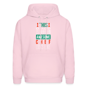 This is what an awesome Chef looks like S00097 Men's Hoodie - pale pink