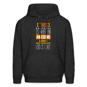 Market Research Analyst This is what an awesome Market Research Analyst looks like  S00087 Men's Hoodie - charcoal grey