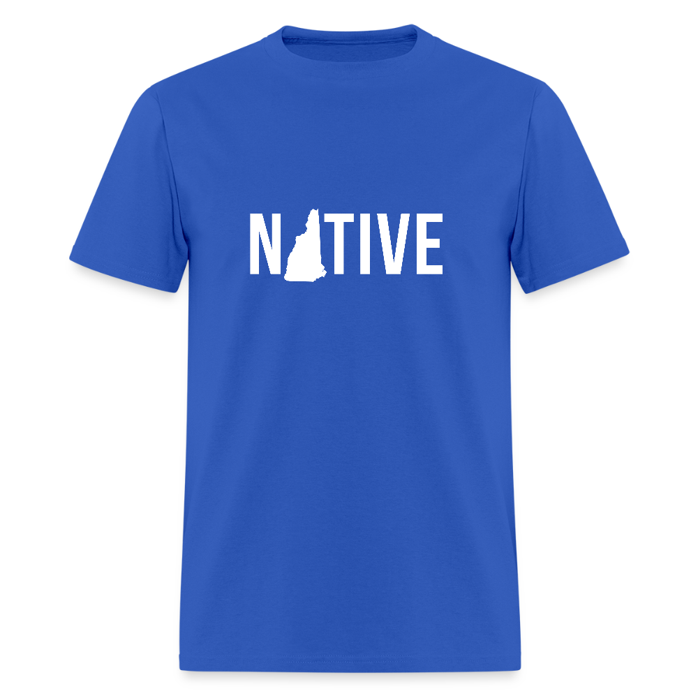 S00029  New Hampshire Native Gift, Unisex T-shirt, Woman's tee, V-neck, Summer ApparelMen's T-Shirt | GILDAN 5000 - royal blue