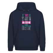 Nurse Practitioner Hoodie - This is what an awesome Nurse Practitioner looks like S00066 Men's Hoodie - navy