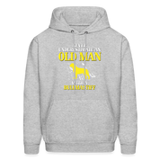 Never underestimate an old man with a Bullmastiff Unisex Hoodie - heather gray