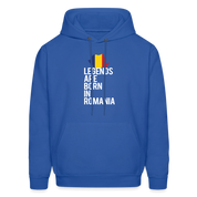 Legends are born in Romania Men's Hoodie - royal blue