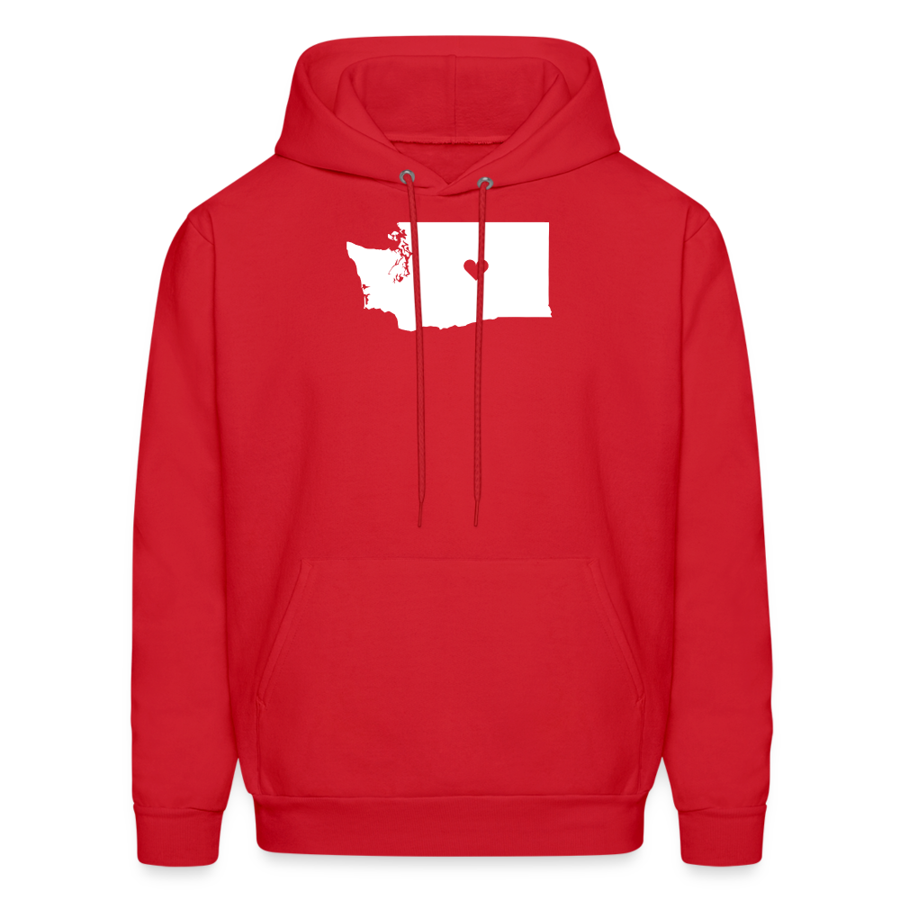 S00047 Washington -Love Men's Hoodie - red