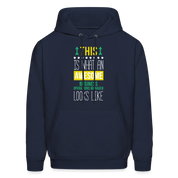 This is what an awesome Business operations manager looks like  S00080 Men's Hoodie - navy