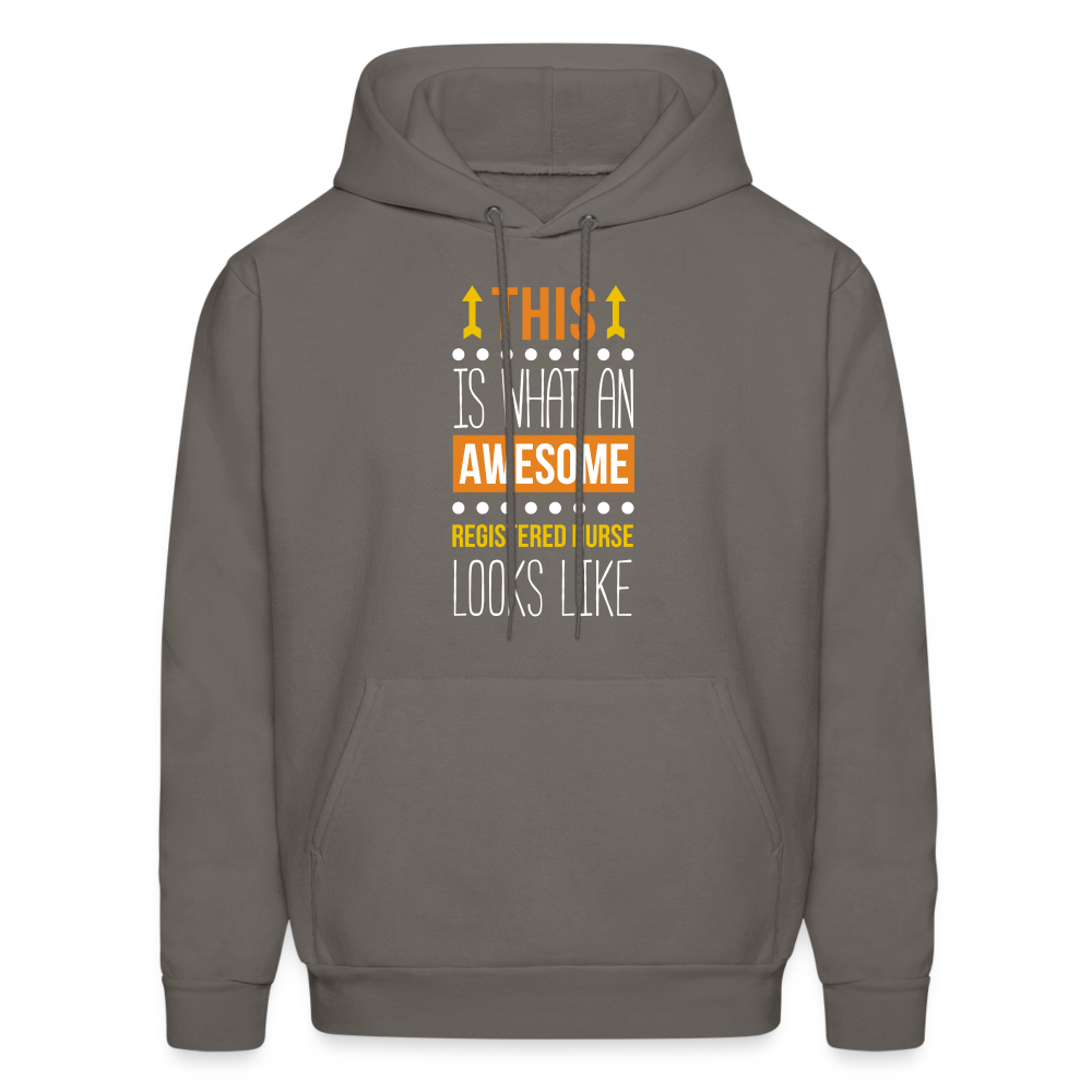 Registered nurse Hoodie - This is what an awesome Registered nurse looks like S00071 Men's Hoodie - asphalt gray