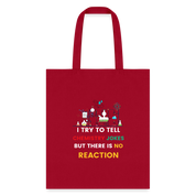 Chemistry jokes tote bag new design 2025 - red