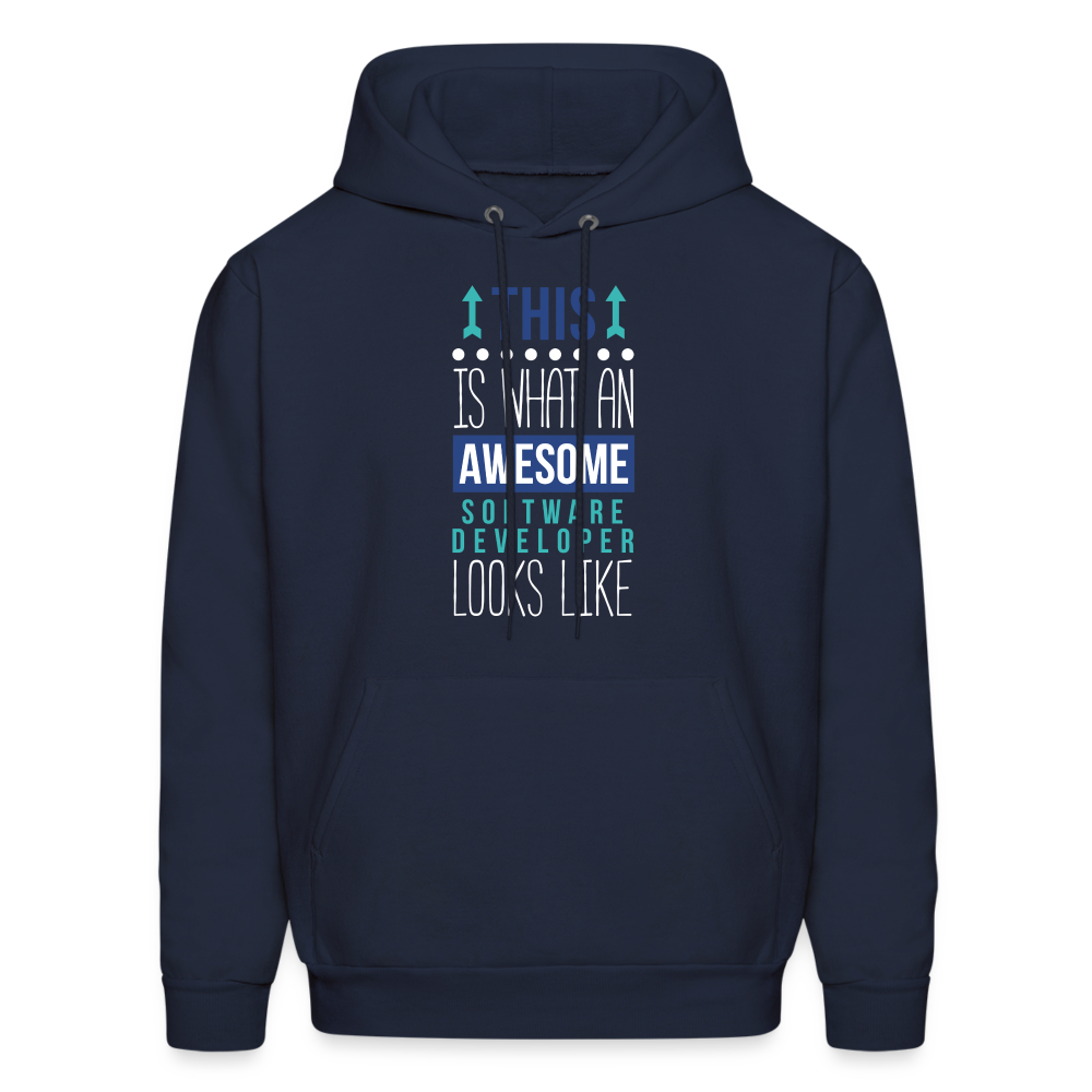 Nurse Practitioner Hoodie - This is what an awesome Nurse Practitioner looks like S00067 Men's Hoodie - navy
