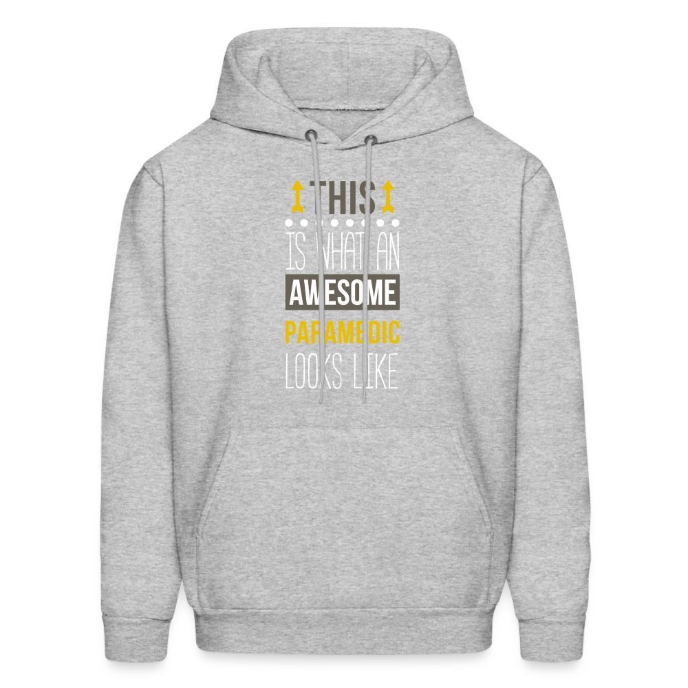 This is what an awesome Paramedic looks like  S00104 Men's Hoodie - heather gray