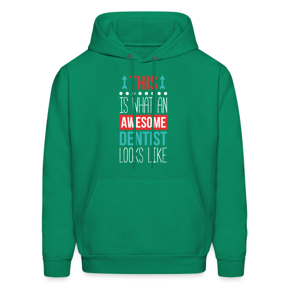 Dentist Hoodie - This is what an awesome Dentist looks like S00063 Men's Hoodie - kelly green