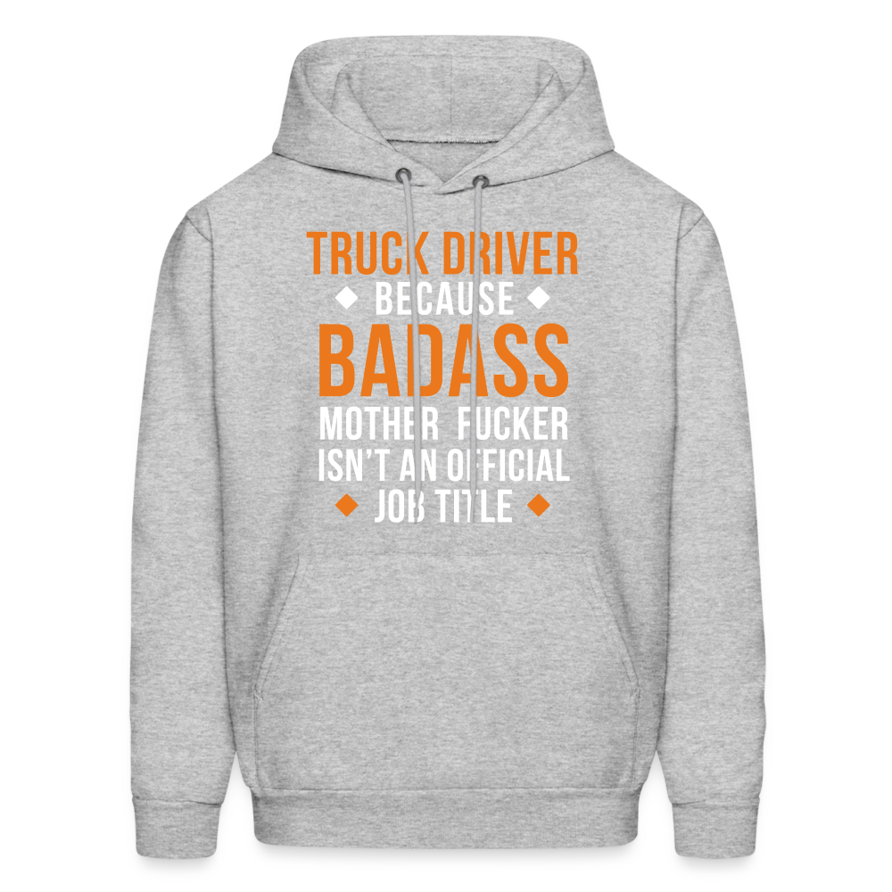 SB10433 Truck  driver badass Men's Hoodie - heather gray