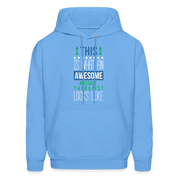 This is what an awesome Massage Therapist looks like S00079 Men's Hoodie - carolina blue