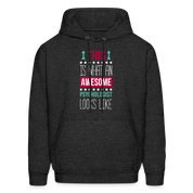 Psychologist This is what an awesome Psychologist looks like S00107 Men's Hoodie - charcoal grey