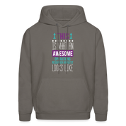 This is what an awesome Operations research analyst looks like  S00069 Men's Hoodie - asphalt gray