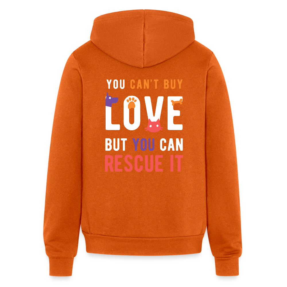 You can't buy love, but you can rescue it Zip Hoodie S00060 - autumn