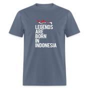 Legends are born in Indonesia Unisex Classic T-Shirt - denim