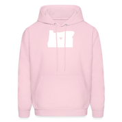 S00037 Oregon-Love  Men's Hoodie - pale pink