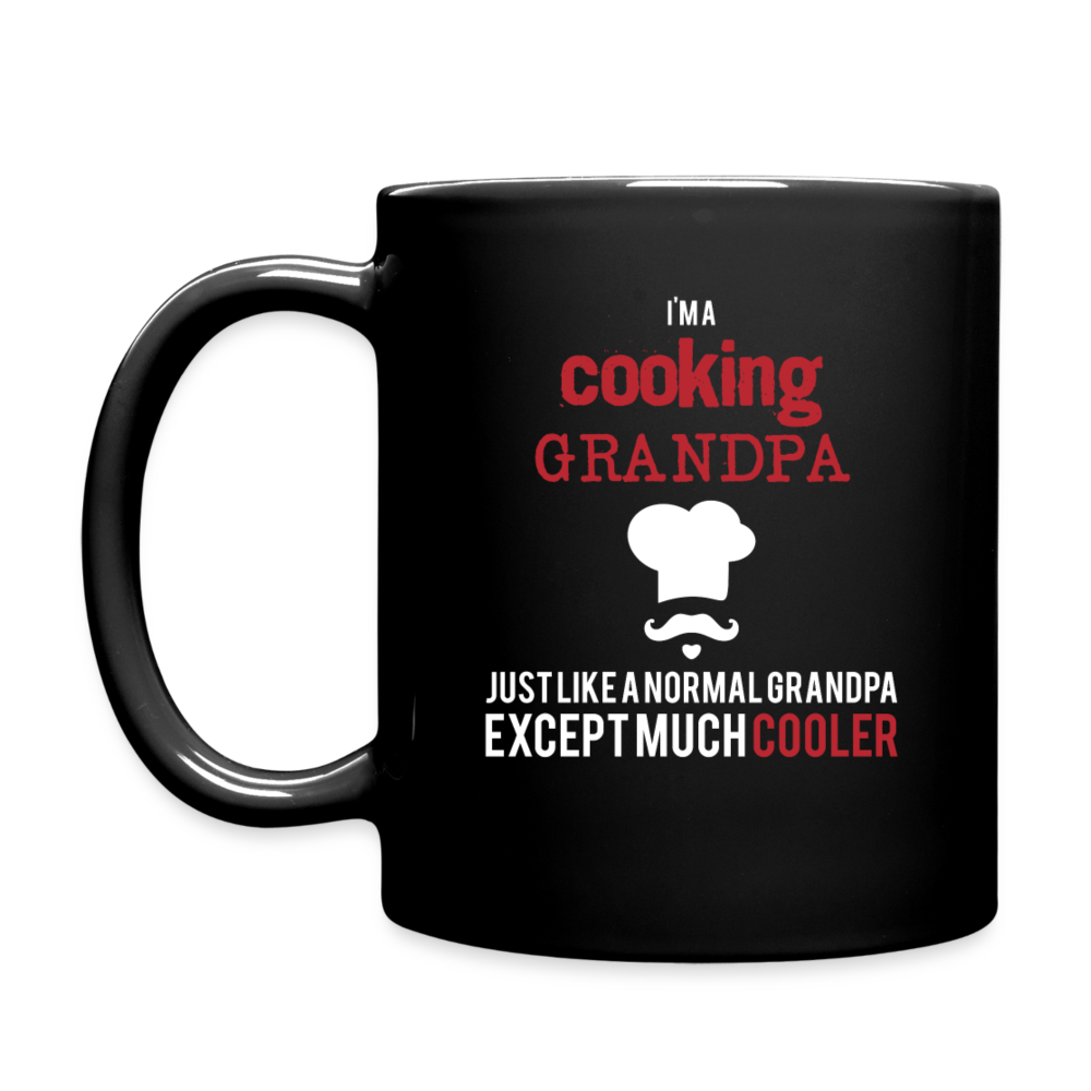Cooking Grandpa Full Color Mug - black