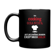 Cooking Grandpa Full Color Mug - black