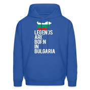 K00414    Bulgaria Hoodie - Legends are born in Bulgaria, Bulgarian Men's Hoodie - royal blue