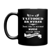 Tattoed Er Nurse Full Color Mug - black