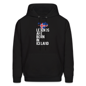 Legends are born in Iceland Men's Hoodie - black