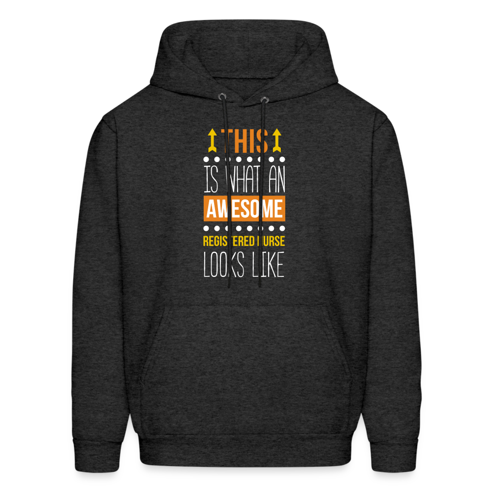 Registered nurse Hoodie - This is what an awesome Registered nurse looks like S00071 Men's Hoodie - charcoal grey