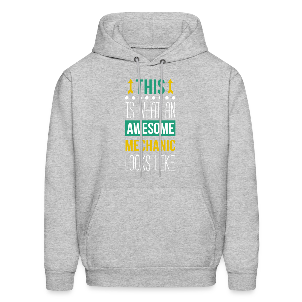 This is what an awesome Mechanic looks like S000103 Men's Hoodie - heather gray