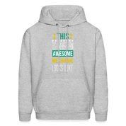 This is what an awesome Mechanic looks like S000103 Men's Hoodie - heather gray