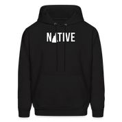 S00029 New Hampshire- Native Men's Hoodie - black