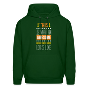Registered nurse Hoodie - This is what an awesome Registered nurse looks like S00071 Men's Hoodie - forest green
