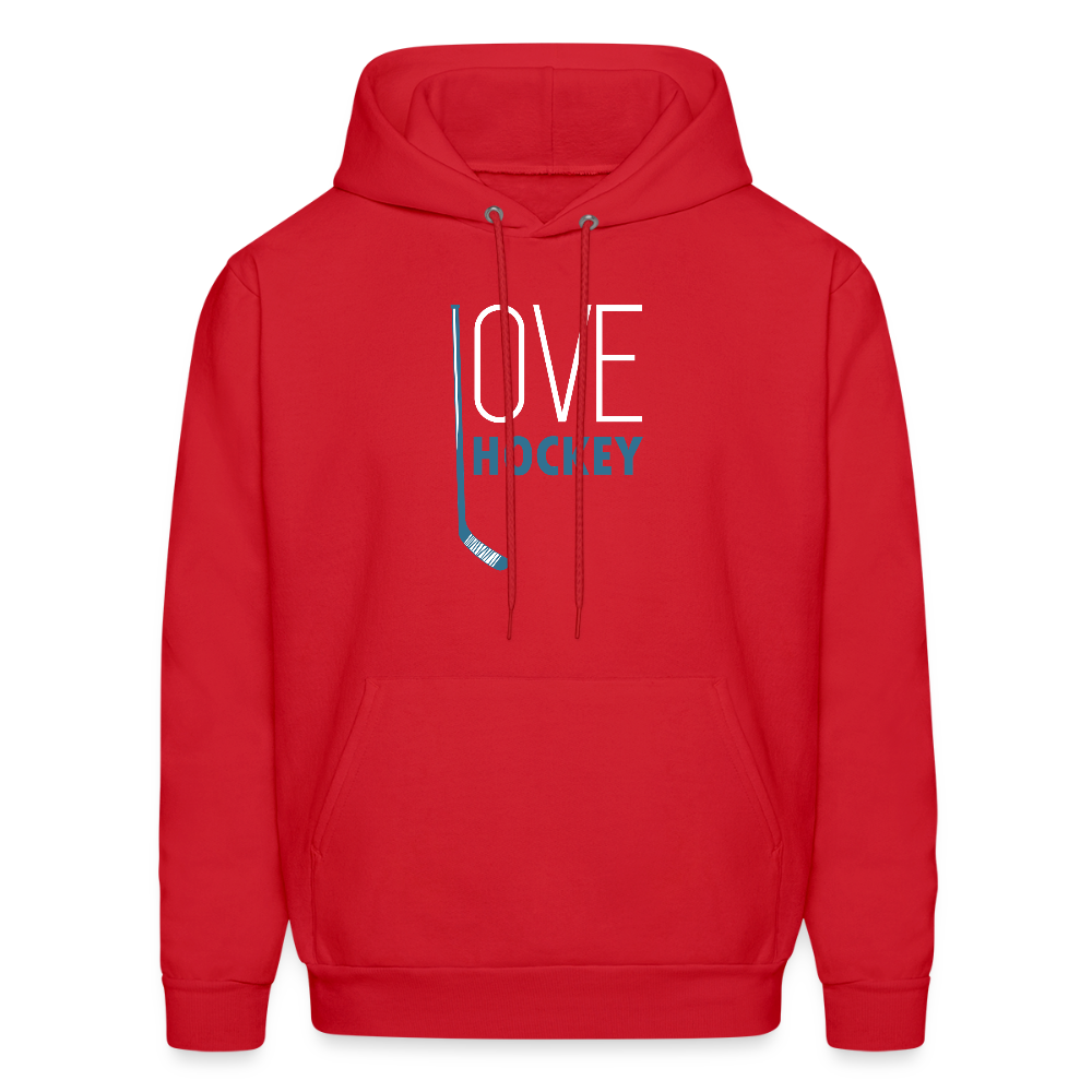 Love Hockey Hoodie S00294 - red
