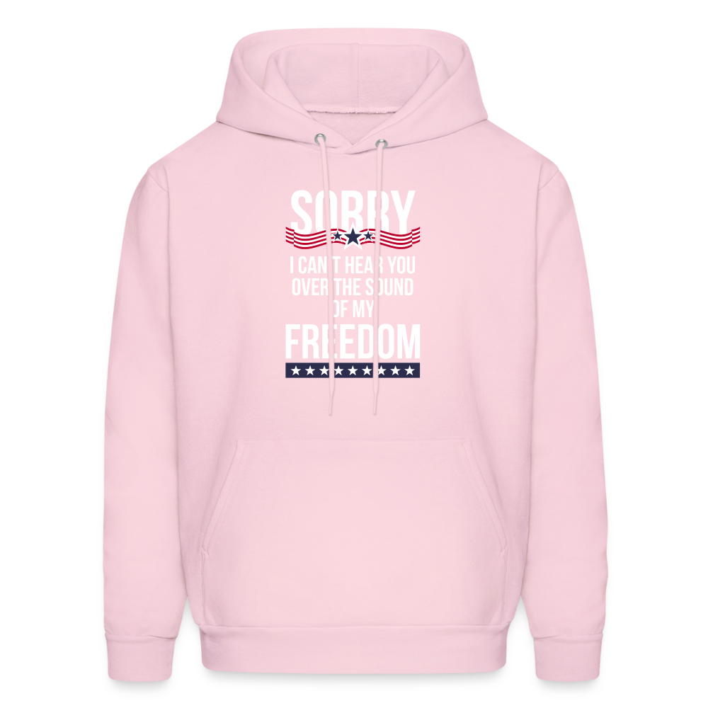 Patriot Sound of freedom  S00052 Men's Hoodie - pale pink