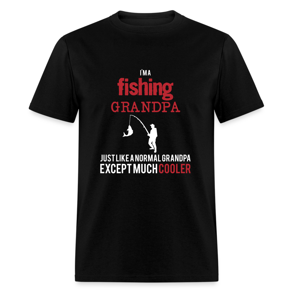 I'm a Fishing grandpa Unisex Classic T-Shirt - black