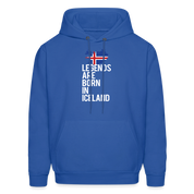 Legends are born in Iceland Men's Hoodie - royal blue