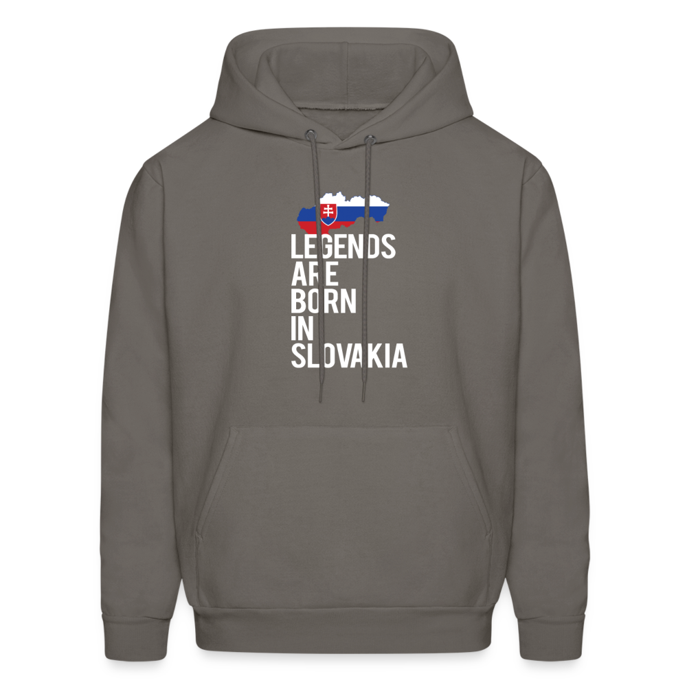 Legends are born in Slovakia Unisex Hoodie - asphalt gray