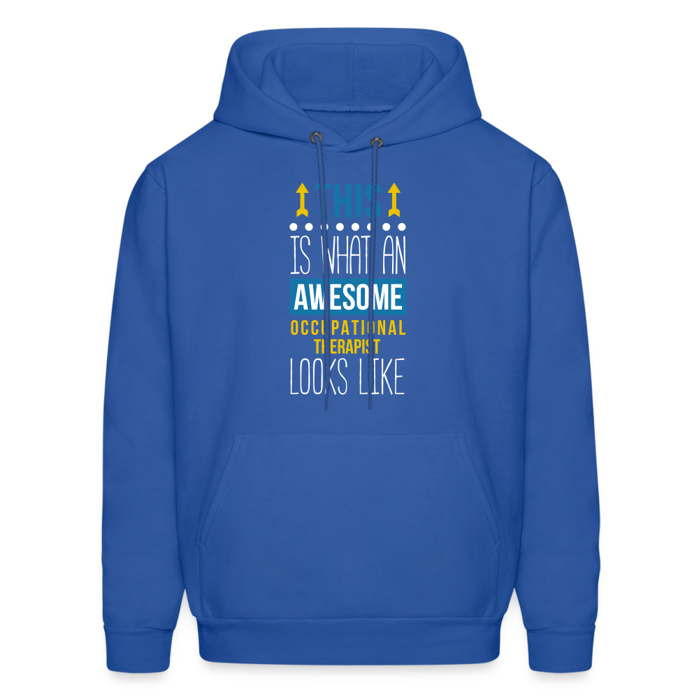 Occupational therapist Hoodie - This is what an awesome Occupational therapist looks like S00073 Men's Hoodie - royal blue