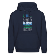 This is what an awesome Massage Therapist looks like S00079 Men's Hoodie - navy