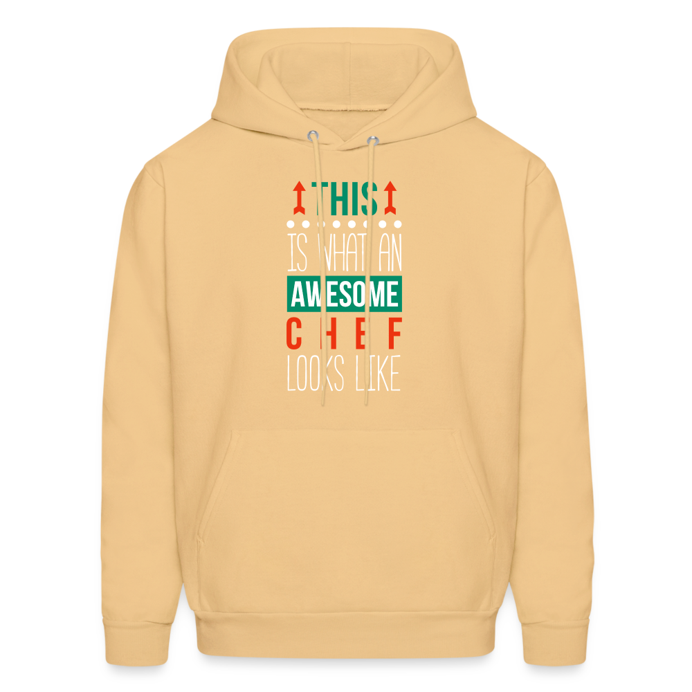 This is what an awesome Chef looks like S00097 Men's Hoodie - light gold 